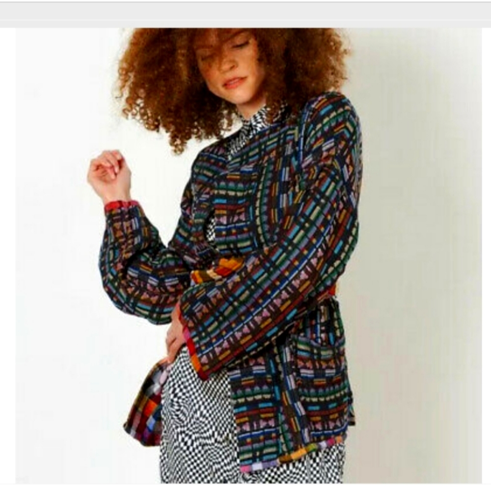 Ace & Jig Sail Cardi in Dream/Kaleidoscope, sz M